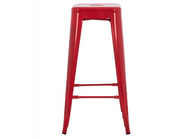 ΣΚΑΜΠΟ ΜΠΑΡ ΜΕΤΑΛΛΙΚΟ MELITA-PRO HM8642.44 ΣΕ ΚΟΚΚΙΝΟ 43x43x78Υεκ.