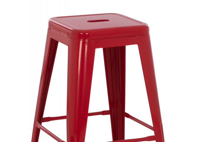 ΣΚΑΜΠΟ ΜΕΣΑΙΟΥ ΥΨΟΥΣ ΜΕΤΑΛΛΙΚΟ MELITA-PRO HM8573.44 ΚΟΚΚΙΝΟ 43x43x67Υεκ.