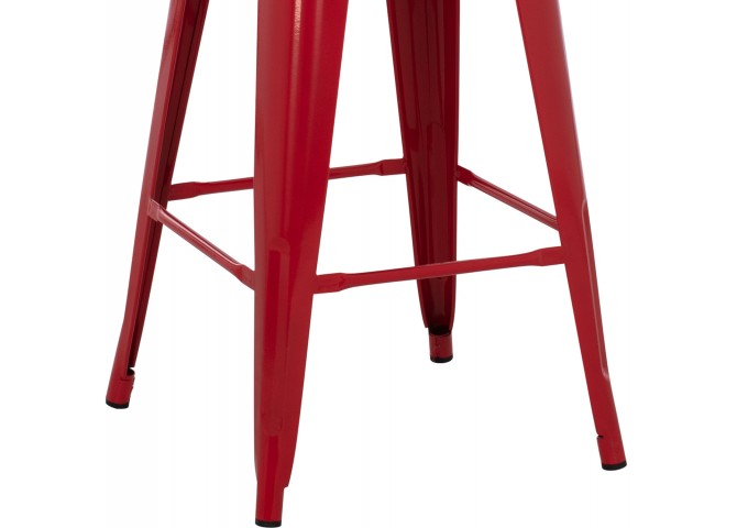 ΣΚΑΜΠΟ ΜΕΣΑΙΟΥ ΥΨΟΥΣ ΜΕΤΑΛΛΙΚΟ MELITA-PRO HM8573.44 ΚΟΚΚΙΝΟ 43x43x67Υεκ.