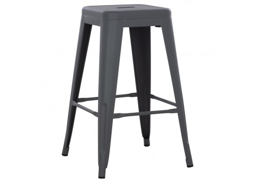 ΣΚΑΜΠΟ ΜΕΣΑΙΟΥ ΥΨΟΥΣ ΜΕΤΑΛΛΙΚΟ MELITA-PRO HM8573.50 ΓΚΡΙ 43x43x67Υεκ.
