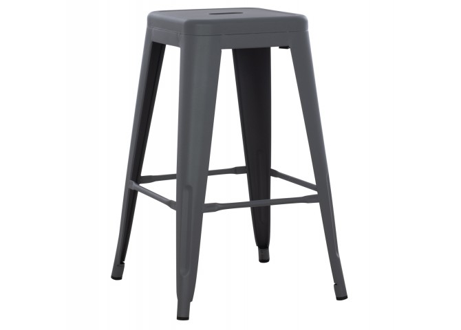 ΣΚΑΜΠΟ ΜΕΣΑΙΟΥ ΥΨΟΥΣ ΜΕΤΑΛΛΙΚΟ MELITA-PRO HM8573.50 ΓΚΡΙ 43x43x67Υεκ.