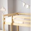 ΠΑΙΔΙΚΗ ΚΟΥΚΕΤΑ ΜΕ ΠΑΡΚΑΚΙ PLAYKID HM703.01 ΞΥΛΟ ΠΕΥΚΟΥ ΦΥΣΙΚΟ ΓΙΑ 190x90εκ
