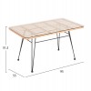 ΣΕΤ ΣΑΛΟΝΙ ΕΞΩΤΕΡΙΚΟΥ ΧΩΡΟΥ 4ΤΜΧ ALLEGRA HM21052 WICKER-ΜΕΤΑΛΛΟ