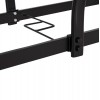 ΤΡΑΠΕΖΙ BRUNO 150X90Χ72Υεκ. ΜΕΤΑΛΛΙΚΟ ΜΑΥΡΟ ΜΕ ΓΥΑΛΙΝΗ ΕΠΙΦΑΝΕΙΑ HM5145.03