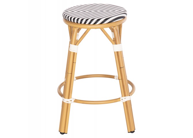 ΣΚΑΜΠΟ ΑΛΟΥΜΙΝΙΟΥ ΜΕΣ.ΥΨΟΥΣ CHINO HM6286.03 BAMBOO LOOK & TEXTILENE 43x43x65Υεκ