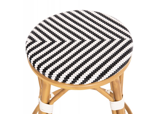 ΣΚΑΜΠΟ ΑΛΟΥΜΙΝΙΟΥ ΜΕΣ.ΥΨΟΥΣ CHINO HM6286.03 BAMBOO LOOK & TEXTILENE 43x43x65Υεκ