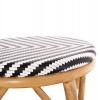 ΣΚΑΜΠΟ ΑΛΟΥΜΙΝΙΟΥ ΜΕΣ.ΥΨΟΥΣ CHINO HM6286.03 BAMBOO LOOK & TEXTILENE 43x43x65Υεκ