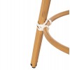 ΣΚΑΜΠΟ ΑΛΟΥΜΙΝΙΟΥ ΜΕΣ.ΥΨΟΥΣ CHINO HM6286.03 BAMBOO LOOK & TEXTILENE 43x43x65Υεκ