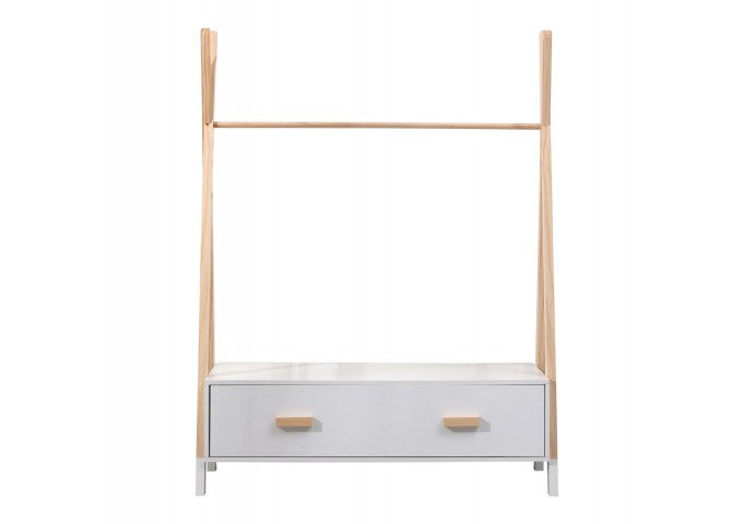 ΚΡΕΜΑΣΤΡΑ ΜΕ ΣΥΡΤΑΡΙΑ ΠΑΙΔΙΚH PASCHAL HM2491.03 ΜΕΛΑΜΙΝΗ-ΞΥΛΟ ΠΕΥΚΟΥ 80x40x130Υεκ