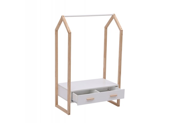 ΚΡΕΜΑΣΤΡΑ ΜΕ ΣΥΡΤΑΡΙ ΠΑΙΔΙΚH PEPE HM2492.03 ΜΕΛΑΜΙΝΗ-ΞΥΛΟ ΠΕΥΚΟΥ 80x40x125Υεκ