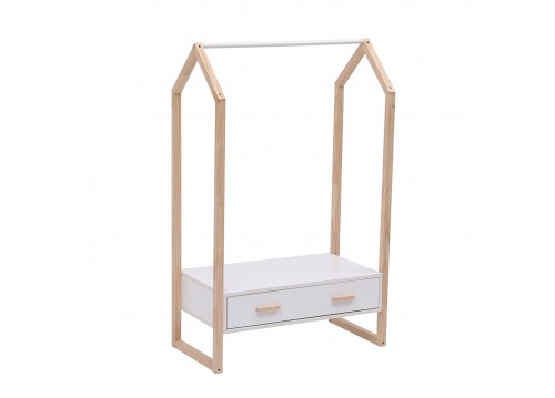 ΚΡΕΜΑΣΤΡΑ ΜΕ ΣΥΡΤΑΡΙ ΠΑΙΔΙΚH PEPE HM2492.03 ΜΕΛΑΜΙΝΗ-ΞΥΛΟ ΠΕΥΚΟΥ 80x40x125Υεκ