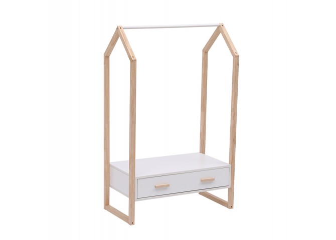ΚΡΕΜΑΣΤΡΑ ΜΕ ΣΥΡΤΑΡΙ ΠΑΙΔΙΚH PEPE HM2492.03 ΜΕΛΑΜΙΝΗ-ΞΥΛΟ ΠΕΥΚΟΥ 80x40x125Υεκ