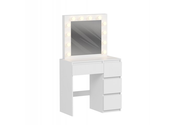ΤΟΥΑΛΕΤΑ ΜΕ ΦΩΤΙΣΜΟ LED & ΣΥΡΤΑΡΙΑ KEITLIN HM2499.03 ΜΕΛΑΜΙΝΗ ΣΕ ΛΕΥΚΟ 80x40x140Υεκ.