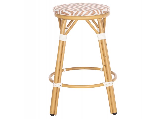 ΣΚΑΜΠΟ ΑΛΟΥΜΙΝΙΟΥ ΜΕΣ.ΥΨΟΥΣ CHINO HM6286.04 BAMBOO LOOK ΦΥΣΙΚΟ & TEXTILENE 43x43x65Υεκ