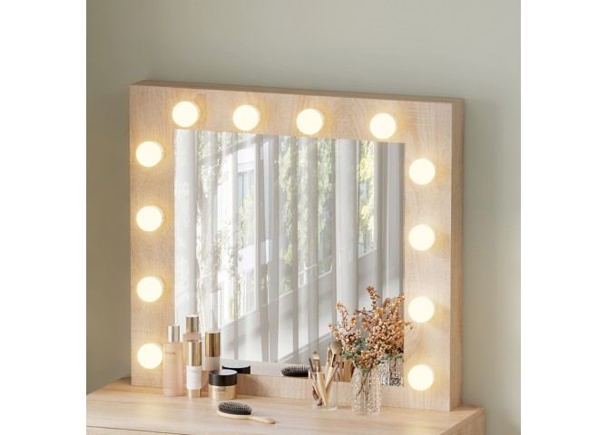 ΤΟΥΑΛΕΤΑ ΜΕ ΦΩΤΙΣΜΟ LED & ΣΥΡΤΑΡΙΑ BEYON HM2500.01 ΜΕΛΑΜΙΝΗ ΣΕ SONAMA 80x40x140Υεκ.