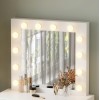 ΤΟΥΑΛΕΤΑ ΜΕ ΦΩΤΙΣΜΟ LED & ΣΥΡΤΑΡΙΑ BEYON HM2500.03 ΜΕΛΑΜΙΝΗ ΣΕ ΛΕΥΚΟ 80x40x140Υεκ.