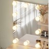 ΤΟΥΑΛΕΤΑ ΜΕ ΦΩΤΙΣΜΟ LED & ΡΑΦΙΑ LAURYN HM2501.01 ΜΕΛΑΜΙΝΗ ΣΕ SONAMA 75x40x134.5Υεκ