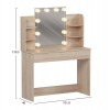 ΤΟΥΑΛΕΤΑ ΜΕ ΦΩΤΙΣΜΟ LED-ΡΑΦΙΑ-ΣΥΡΤΑΡΙΑ LAURYN HM2502.01 SONAMA 101.8x40x139.5Υεκ