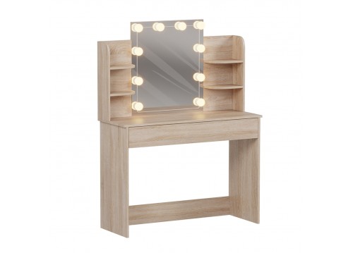ΤΟΥΑΛΕΤΑ ΜΕ ΦΩΤΙΣΜΟ LED-ΡΑΦΙΑ-ΣΥΡΤΑΡΙΑ LAURYN HM2502.01 SONAMA 101.8x40x139.5Υεκ