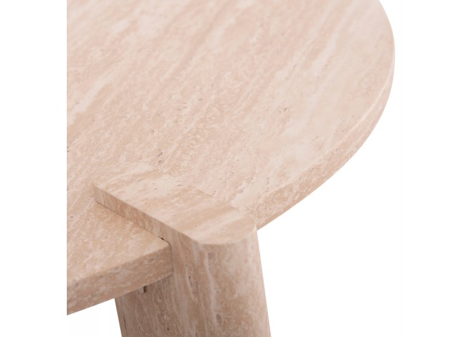 ΣΕΤ 2ΤΜΧ ΤΡΑΠΕΖΙΑ ΣΑΛΟΝΙΟΥ EQUIL HM9943.01 MDF ΜΕ ΜΕΛΑΜΙΝΗ-ΦΥΣΙΚΟ 66x66εκ + 87x87εκ