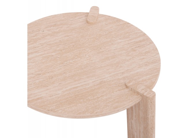 ΣΕΤ 2ΤΜΧ ΤΡΑΠΕΖΙΑ ΣΑΛΟΝΙΟΥ EQUIL HM9943.01 MDF ΜΕ ΜΕΛΑΜΙΝΗ-ΦΥΣΙΚΟ 66x66εκ + 87x87εκ