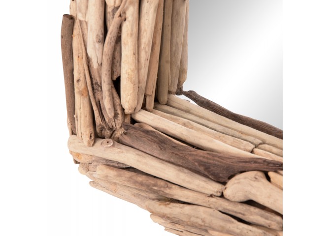 ΚΑΘΡΕΠΤΗΣ ΤΟΙΧΟΥ TWIGS HM4440 DRIFTWOOD ΣΕ ΦΥΣΙΚΟ ΧΡΩΜΑ 62x10x82Υεκ.