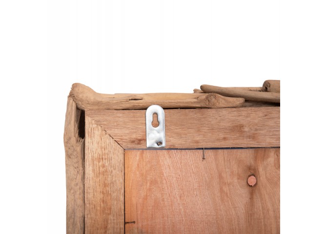 ΚΑΘΡΕΠΤΗΣ ΤΟΙΧΟΥ TWIGS HM4440 DRIFTWOOD ΣΕ ΦΥΣΙΚΟ ΧΡΩΜΑ 62x10x82Υεκ.