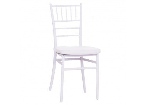 ΚΑΡΕΚΛΑ CATERING TIFFANY ΜΕ ΜΑΞΙΛΑΡΙ HM21104 ΛΕΥΚΟ ΠΟΛΥΠΡΟΠΥΛΕΝΙΟ 39x47x89Yεκ.