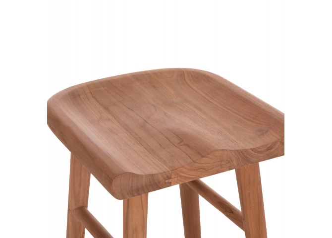 ΣΚΑΜΠΟ ΜΠΑΡ BOLMAR HM18108 ΞΥΛΟ ΤΕΑΚ ΣΕ ΦΥΣΙΚΟ 40.5x44x74Υεκ.