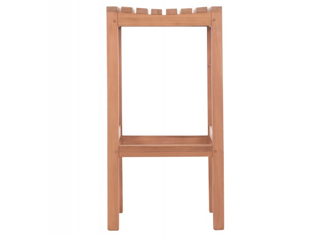 ΣΚΑΜΠΟ ΜΠΑΡ NIKOL HM18109 ΞΥΛΟ ΤΕΑΚ ΣΕ ΦΥΣΙΚΟ 40x40x77Υεκ.