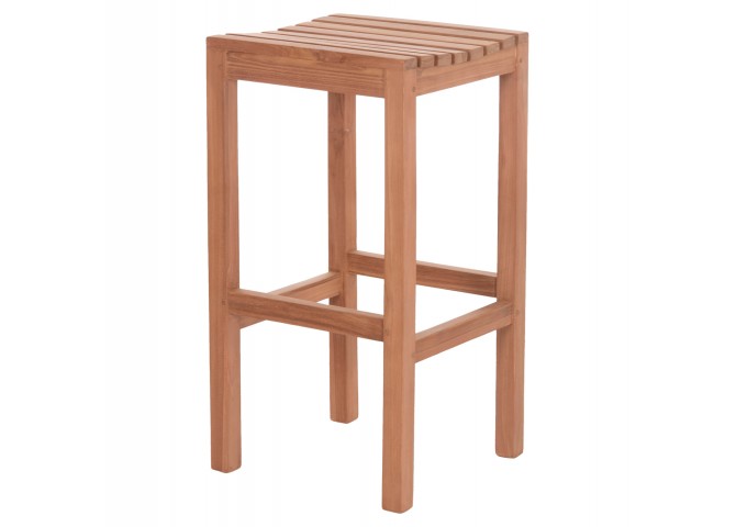 ΣΚΑΜΠΟ ΜΠΑΡ NIKOL HM18109 ΞΥΛΟ ΤΕΑΚ ΣΕ ΦΥΣΙΚΟ 40x40x77Υεκ.