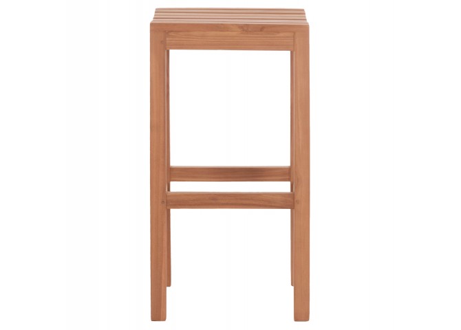 ΣΚΑΜΠΟ ΜΠΑΡ NIKOL HM18109 ΞΥΛΟ ΤΕΑΚ ΣΕ ΦΥΣΙΚΟ 40x40x77Υεκ.