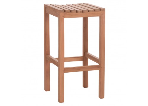 ΣΚΑΜΠΟ ΜΠΑΡ NIKOL HM18109 ΞΥΛΟ ΤΕΑΚ ΣΕ ΦΥΣΙΚΟ 40x40x77Υεκ.