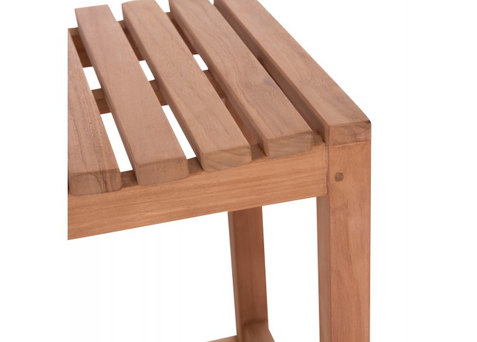 ΣΚΑΜΠΟ ΜΠΑΡ NIKOL HM18109 ΞΥΛΟ ΤΕΑΚ ΣΕ ΦΥΣΙΚΟ 40x40x77Υεκ.