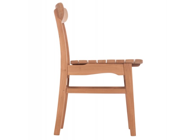 ΚΑΡΕΚΛΑ ΤΡΑΠΕΖΑΡΙΑΣ ΕΞ.ΧΩΡΟΥ ROBBIE HM18115 ΞΥΛΟ TEAK--ΦΥΣΙΚΟ 48x51x82Υεκ.