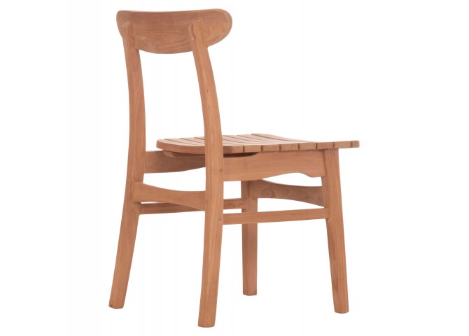 ΚΑΡΕΚΛΑ ΤΡΑΠΕΖΑΡΙΑΣ ΕΞ.ΧΩΡΟΥ ROBBIE HM18115 ΞΥΛΟ TEAK--ΦΥΣΙΚΟ 48x51x82Υεκ.
