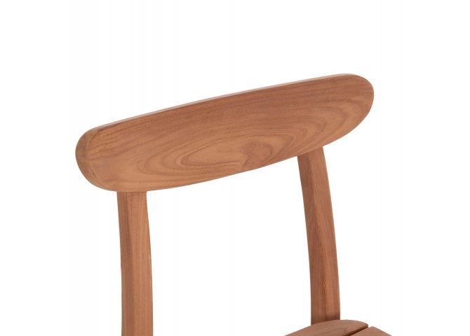 ΚΑΡΕΚΛΑ ΤΡΑΠΕΖΑΡΙΑΣ ΕΞ.ΧΩΡΟΥ ROBBIE HM18115 ΞΥΛΟ TEAK--ΦΥΣΙΚΟ 48x51x82Υεκ.