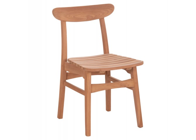 ΚΑΡΕΚΛΑ ΤΡΑΠΕΖΑΡΙΑΣ ΕΞ.ΧΩΡΟΥ ROBBIE HM18115 ΞΥΛΟ TEAK--ΦΥΣΙΚΟ 48x51x82Υεκ.