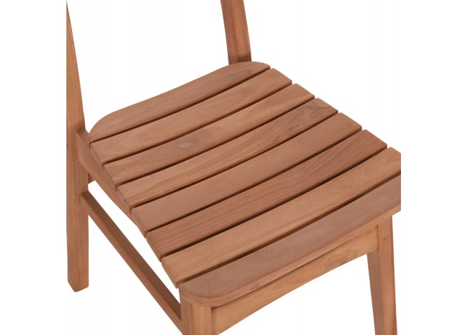 ΚΑΡΕΚΛΑ ΤΡΑΠΕΖΑΡΙΑΣ ΕΞ.ΧΩΡΟΥ ROBBIE HM18115 ΞΥΛΟ TEAK--ΦΥΣΙΚΟ 48x51x82Υεκ.