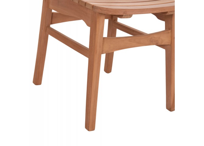 ΚΑΡΕΚΛΑ ΤΡΑΠΕΖΑΡΙΑΣ ΕΞ.ΧΩΡΟΥ ROBBIE HM18115 ΞΥΛΟ TEAK--ΦΥΣΙΚΟ 48x51x82Υεκ.