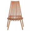 ΠΟΛΥΘΡΟΝΑ LOUNGE ΠΤΥΣΣΟΜΕΝΗ SHIGAO HM18112 ΞΥΛΟ TEAK--ΦΥΣΙΚΟ 61x88.5x89Υεκ.