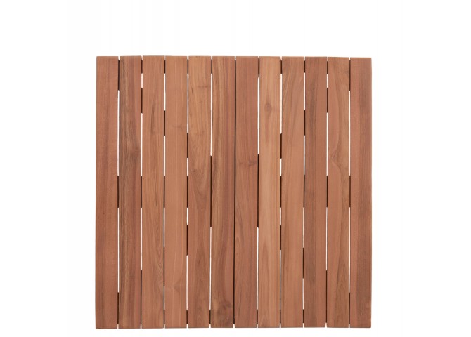 ΕΠΙΦΑΝΕΙΑ ΤΡΑΠΕΖΙΟΥ ΤΕΤΡΑΓΩΝΗ HM18135 ΞΥΛΟ TEAK--ΦΥΣΙΚΟ 60x60x4(πάχος)εκ.