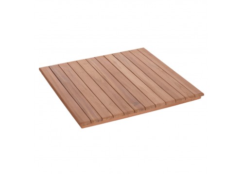 ΕΠΙΦΑΝΕΙΑ ΤΡΑΠΕΖΙΟΥ ΤΕΤΡΑΓΩΝΗ HM18135 ΞΥΛΟ TEAK--ΦΥΣΙΚΟ 60x60x4(πάχος)εκ.