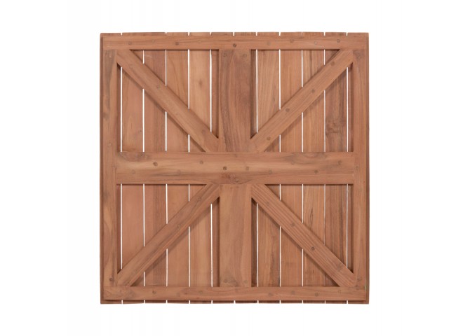 ΕΠΙΦΑΝΕΙΑ ΤΡΑΠΕΖΙΟΥ ΤΕΤΡΑΓΩΝΗ HM18135 ΞΥΛΟ TEAK--ΦΥΣΙΚΟ 60x60x4(πάχος)εκ.