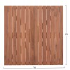 ΕΠΙΦΑΝΕΙΑ ΤΡΑΠΕΖΙΟΥ ΤΕΤΡΑΓΩΝΗ HM18136 ΞΥΛΟ TEAK--ΦΥΣΙΚΟ 70x70x4(πάχος)εκ.