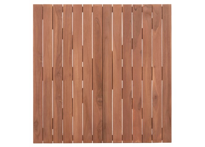 ΕΠΙΦΑΝΕΙΑ ΤΡΑΠΕΖΙΟΥ ΤΕΤΡΑΓΩΝΗ HM18136 ΞΥΛΟ TEAK--ΦΥΣΙΚΟ 70x70x4(πάχος)εκ.
