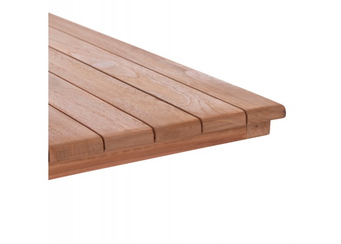 ΕΠΙΦΑΝΕΙΑ ΤΡΑΠΕΖΙΟΥ ΤΕΤΡΑΓΩΝΗ HM18136 ΞΥΛΟ TEAK--ΦΥΣΙΚΟ 70x70x4(πάχος)εκ.