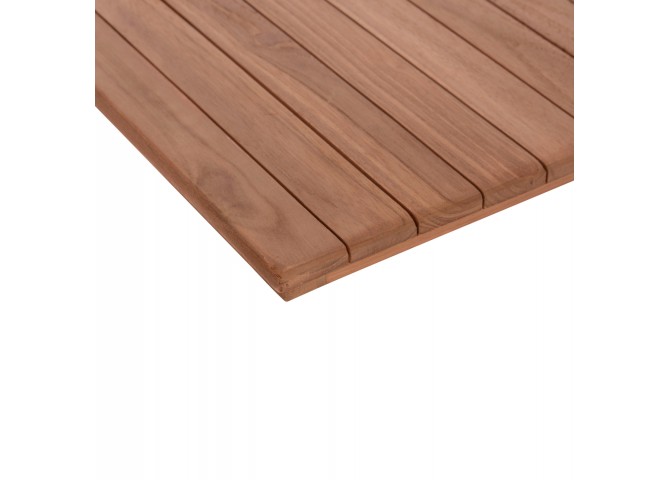 ΕΠΙΦΑΝΕΙΑ ΤΡΑΠΕΖΙΟΥ ΤΕΤΡΑΓΩΝΗ HM18136 ΞΥΛΟ TEAK--ΦΥΣΙΚΟ 70x70x4(πάχος)εκ.