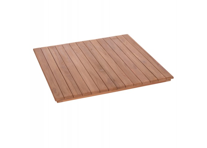 ΕΠΙΦΑΝΕΙΑ ΤΡΑΠΕΖΙΟΥ ΤΕΤΡΑΓΩΝΗ HM18136 ΞΥΛΟ TEAK--ΦΥΣΙΚΟ 70x70x4(πάχος)εκ.