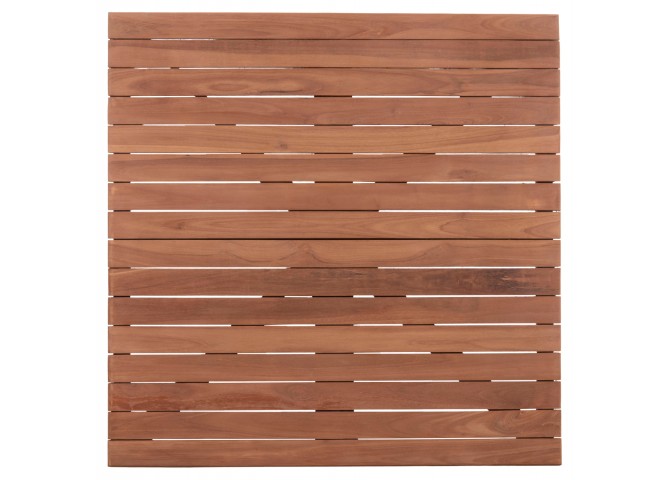 ΕΠΙΦΑΝΕΙΑ ΤΡΑΠΕΖΙΟΥ ΤΕΤΡΑΓΩΝΗ HM18137 ΞΥΛΟ TEAK--ΦΥΣΙΚΟ 80x80x4(πάχος)εκ.